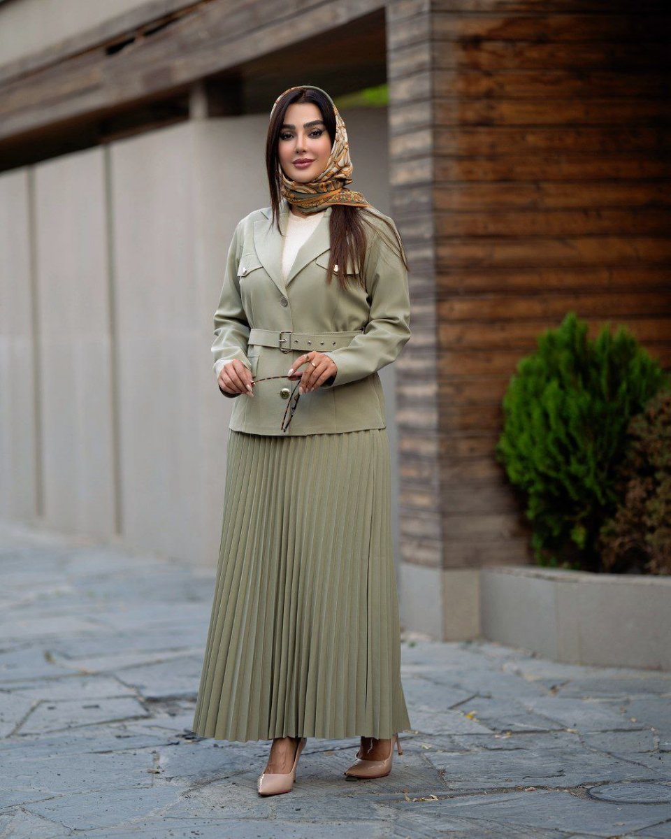 تصویر  کت دامن مازاراتی  مدل سارین