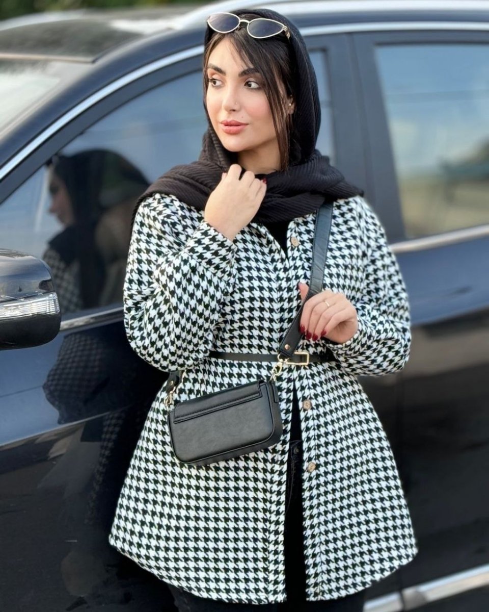 تصویر  شومیز مانتویی پشمی مدل غزال 