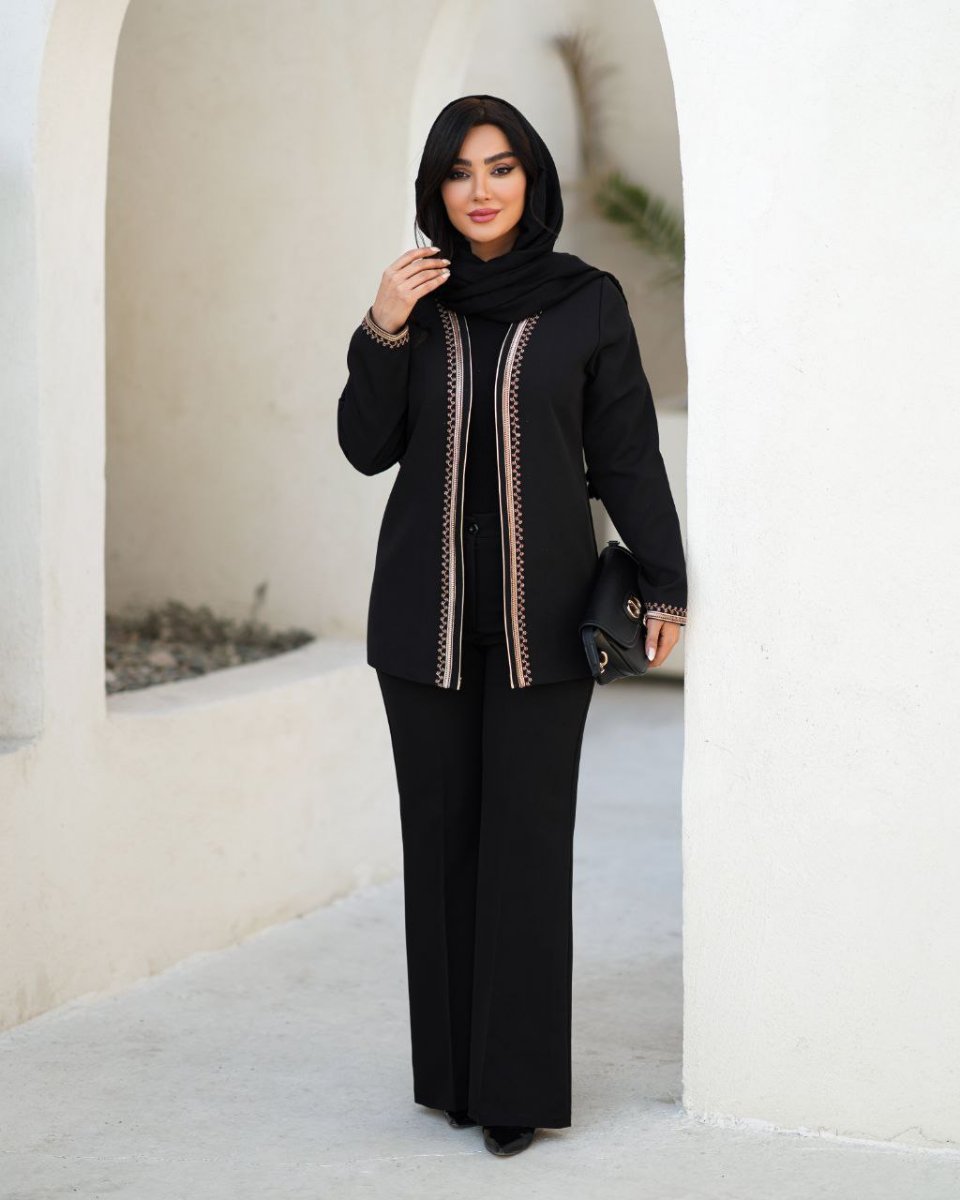 تصویر  کت و شلوار مازاراتی زنانه خاتون