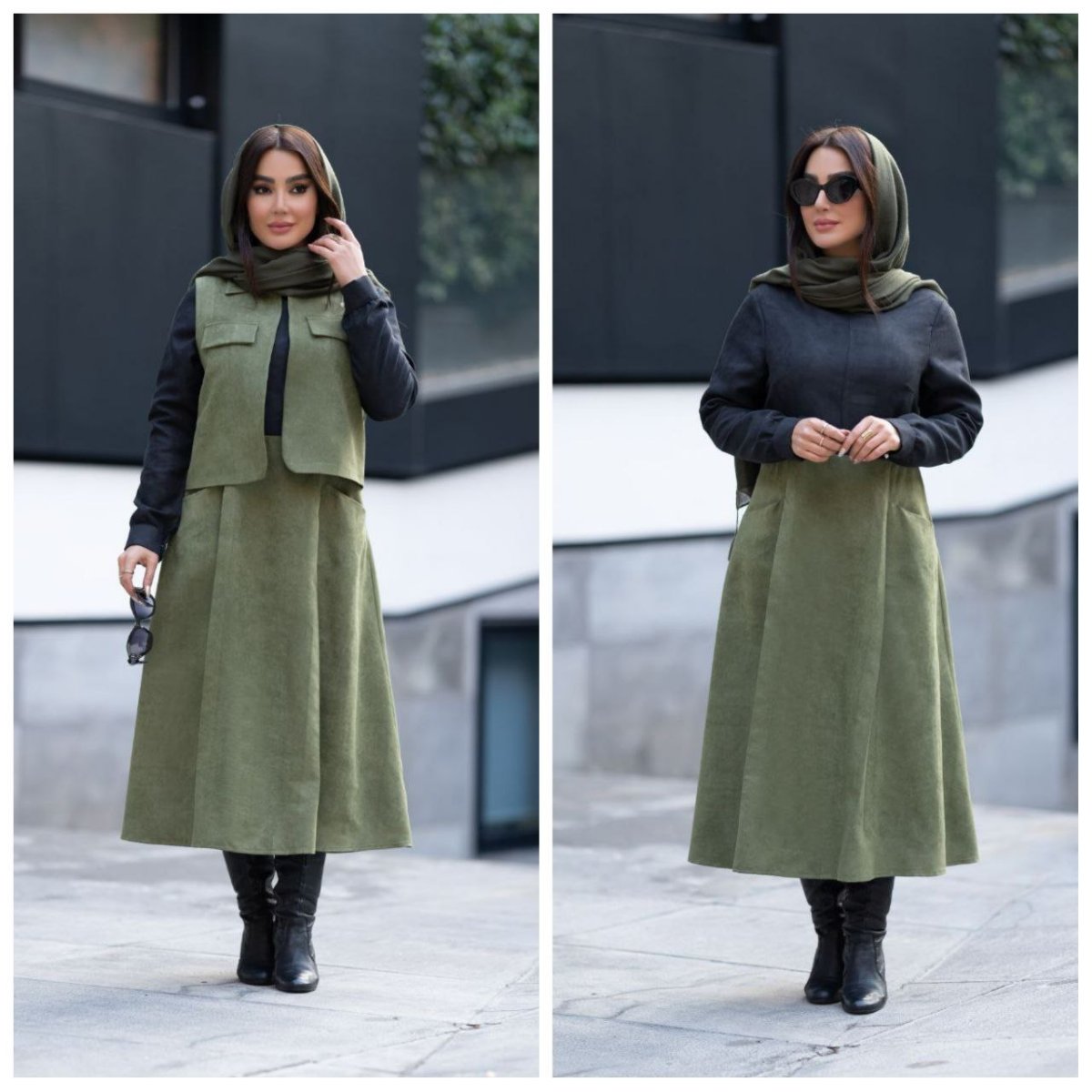 تصویر  جلیقه  سارافون زنانه مدل مهسا