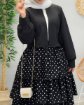 تصویر  دامن خال خالی زنانه