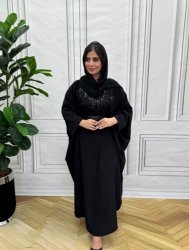 تصویر  عبایی زنانه رقیه بدون سردوشی