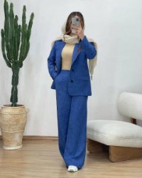 تصویر  کت و شلوار زنانه شانتون اسر