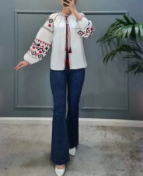 تصویر  شلوار نیل زنانه دمپا مهتا