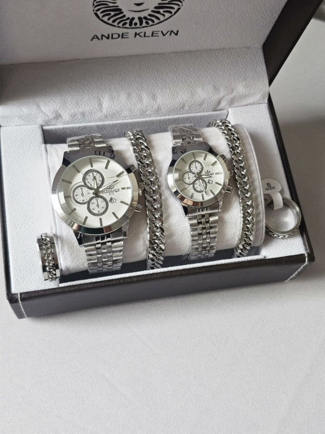 تصویر  ست ساعت زنانه و مردانه مارک الگانس ELEGANCE VIP