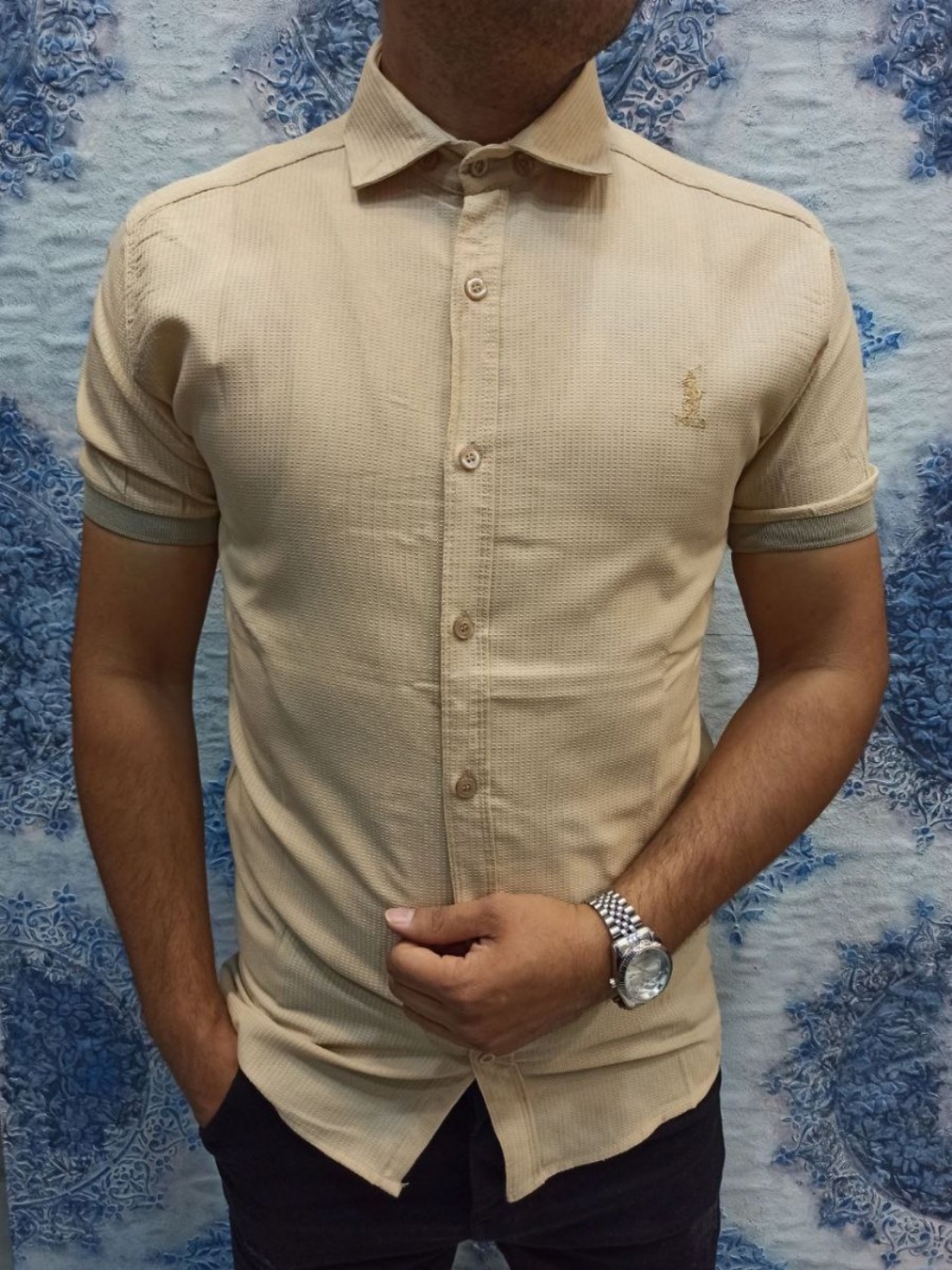 تصویر  استین کوتاه تک رنگ 2234