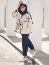 تصویر   مانتو شلوار زنانه مهستان 