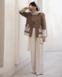 نمایش جزئیات برای  کت و شلوار شش دکمه کارولین تصویر  کت و شلوار شش دکمه کارولین