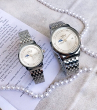 تصویر  ست ساعت امگا بنداستیل نقره‌ای369277