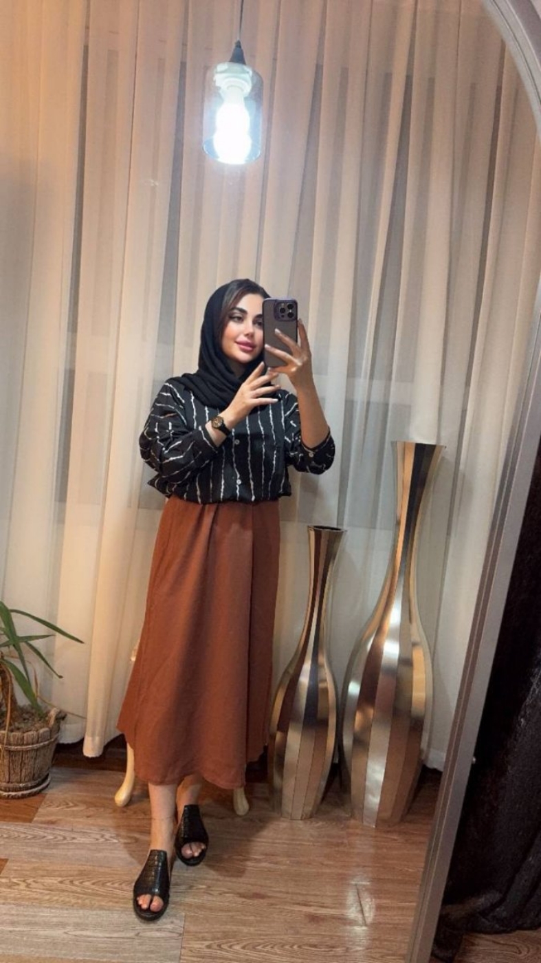 تصویر  شومیز دامن ست کاترین