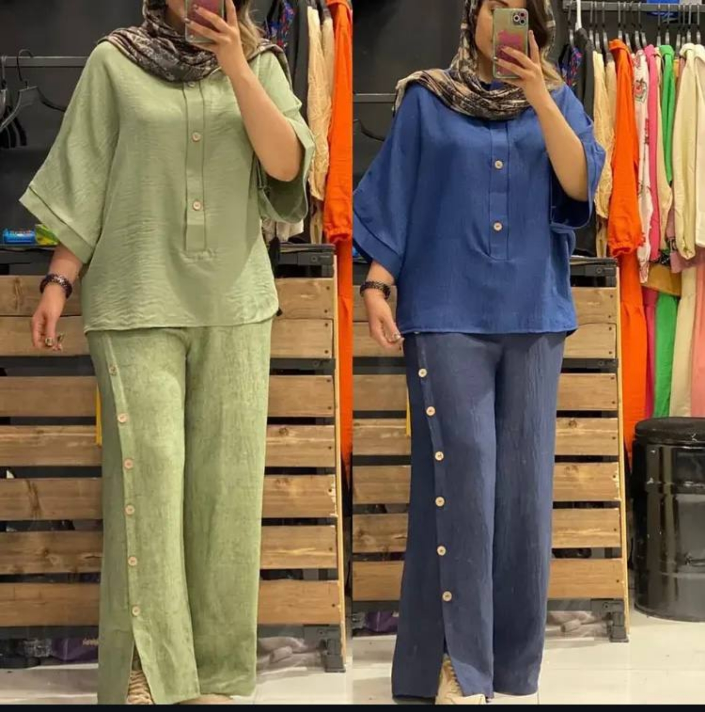 تصویر  ست شومیز شلوار صوفیا الناز