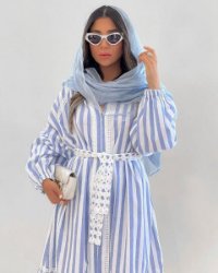 تصویر  پیراهن بلند زنانه مدل اشلی