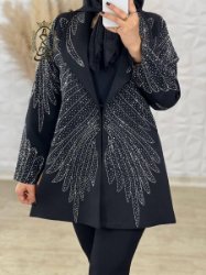 تصویر  کت سلطنتی طرح طاووس