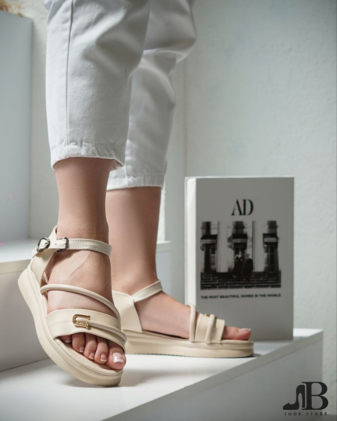 تصویر  صندل تابستانی دخترانه جدید