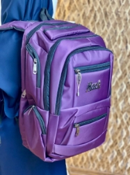 تصویر  کوله  پشتی مدرسه ای برزنت 