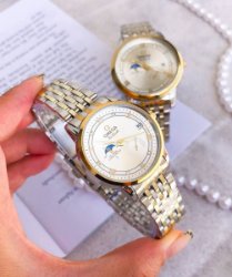 تصویر  ساعت امگا بند استیل دورنگ369256