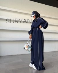 تصویر  ست کراپ شلوار لانو