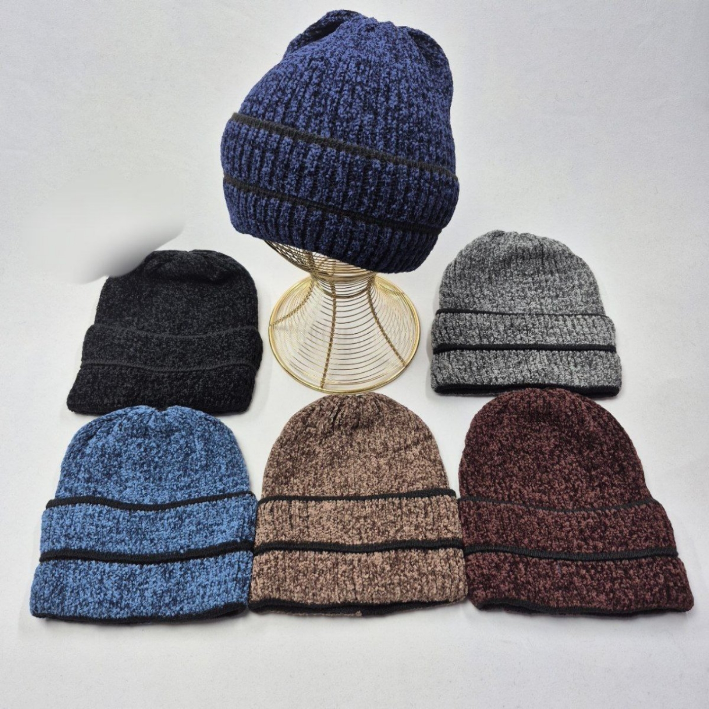 تصویر  کلاه بافت مخمل