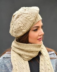 نمایش جزئیات برای  شال و کلاه بافت فرانسوی زنانه تصویر  شال و کلاه بافت فرانسوی زنانه