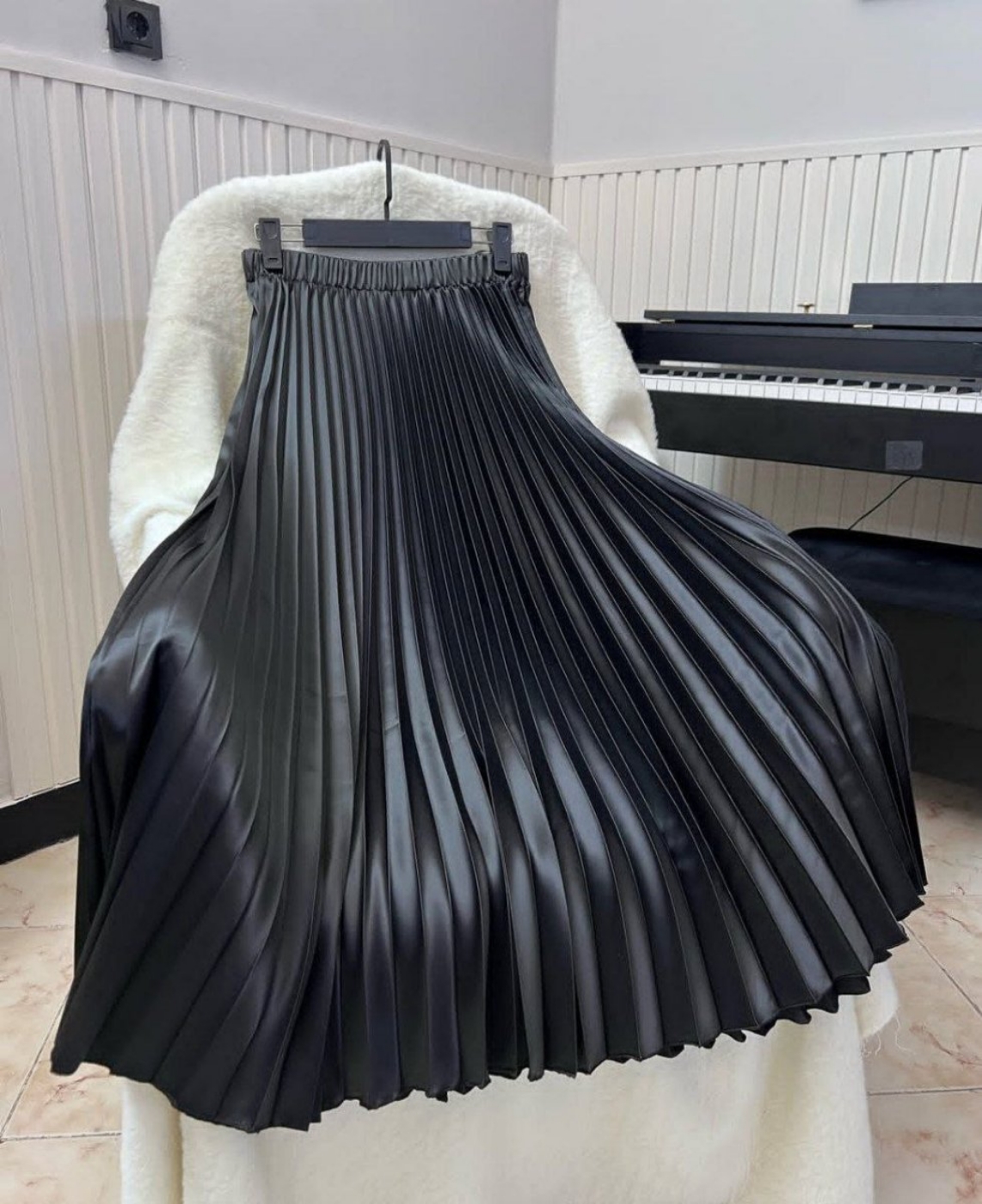 تصویر  دامن ساتن امریکایی عالی