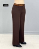 تصویر  شلوار بگ مازراتی قهوه ای
