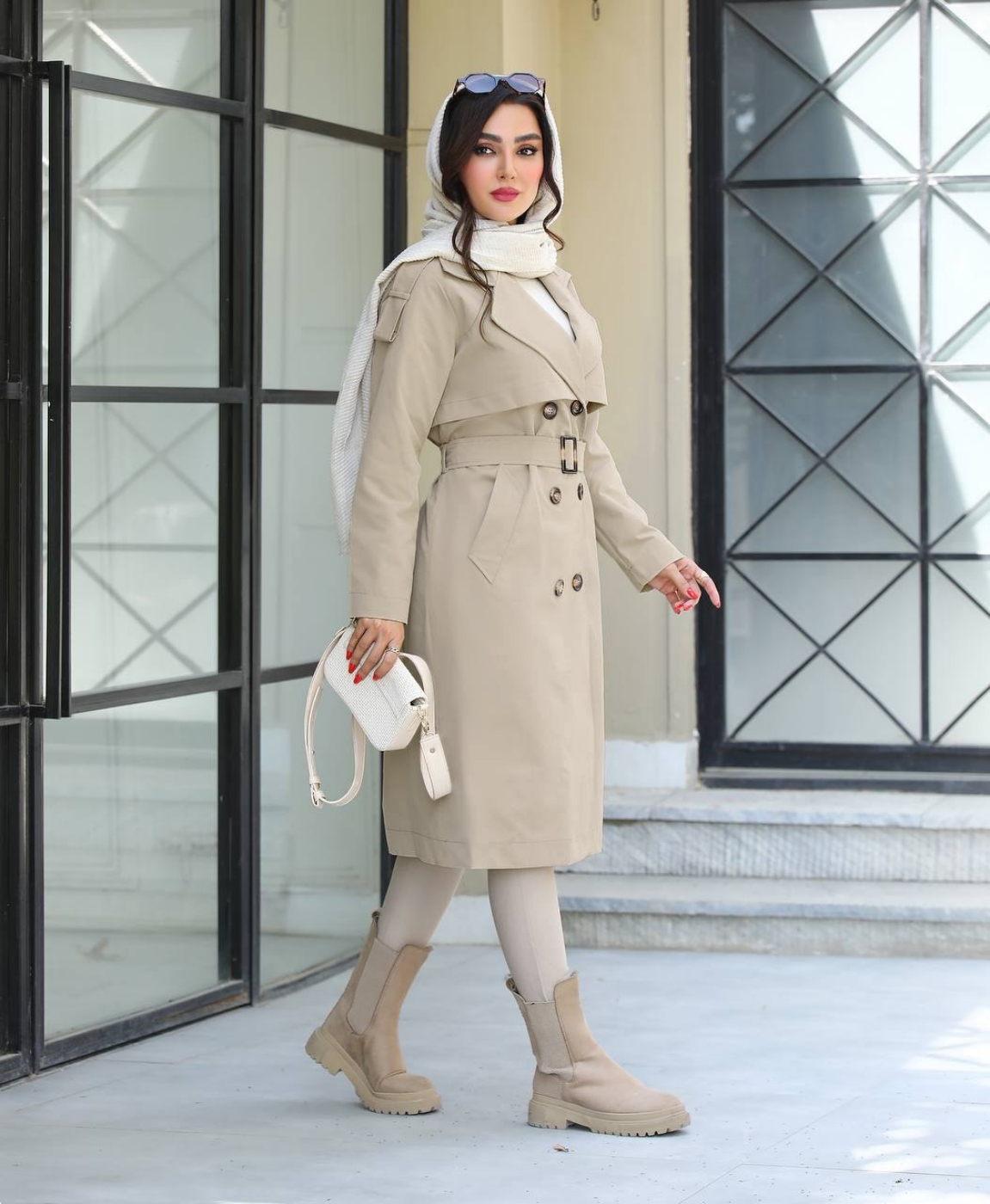 تصویر  مانتو زنانه پاییزه سانتانا مدل صبا