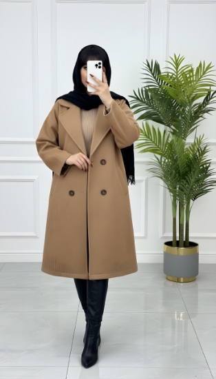 تصویر  پالتو فوتر بلند پرنسا