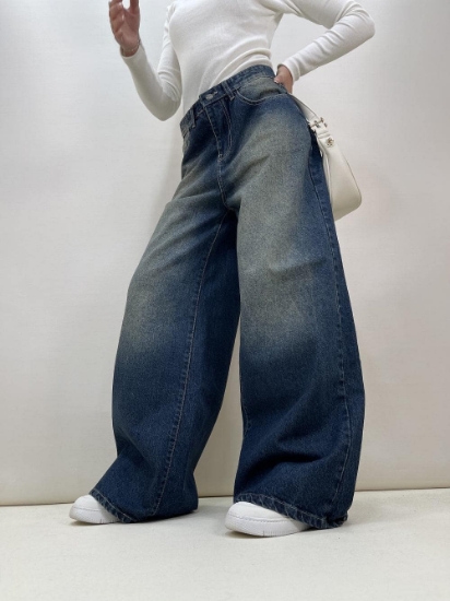 تصویر  شلوار جین زنانه فول بگ 97181