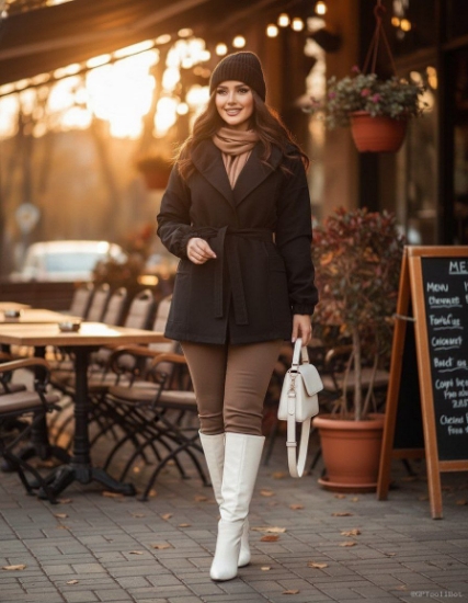 تصویر  بارانی کتان ساروینا