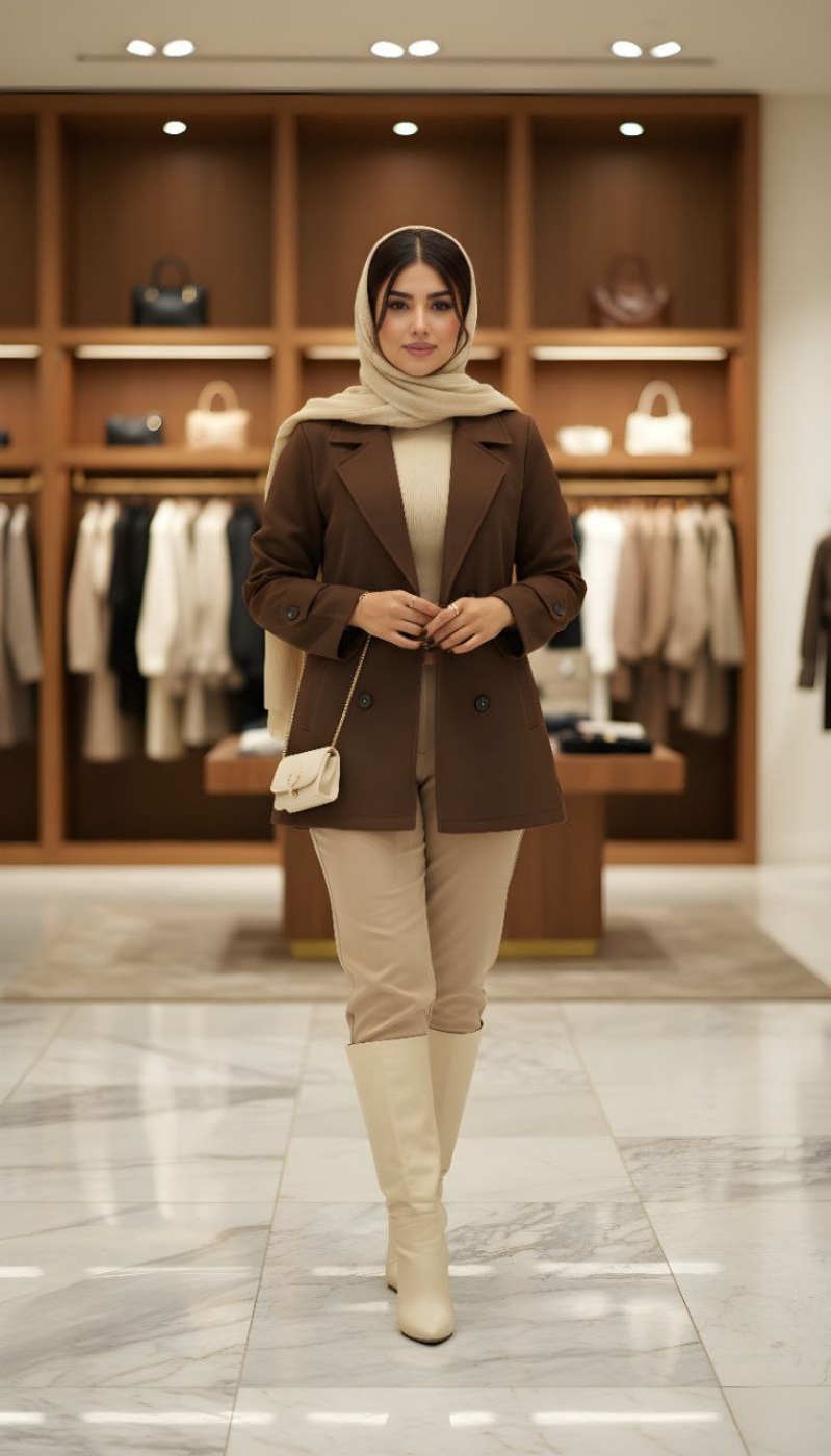 تصویر  کت فوتر زنانه نورا