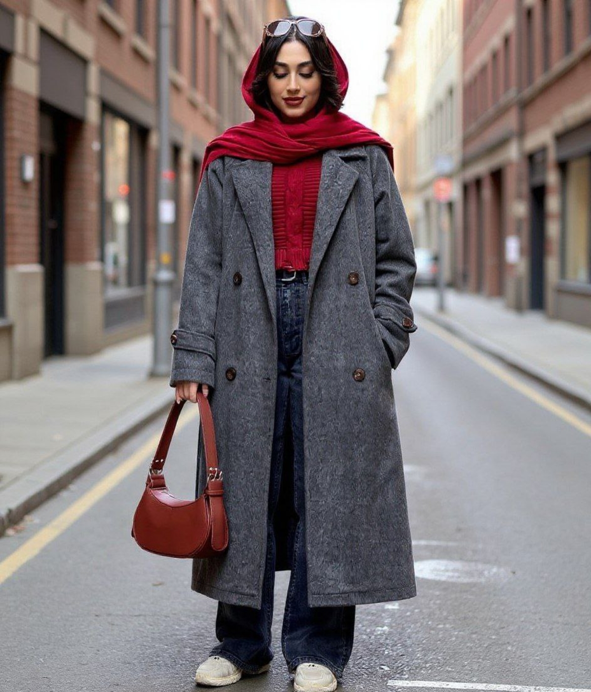 تصویر  پالتو زنانه فوتر ایرانی