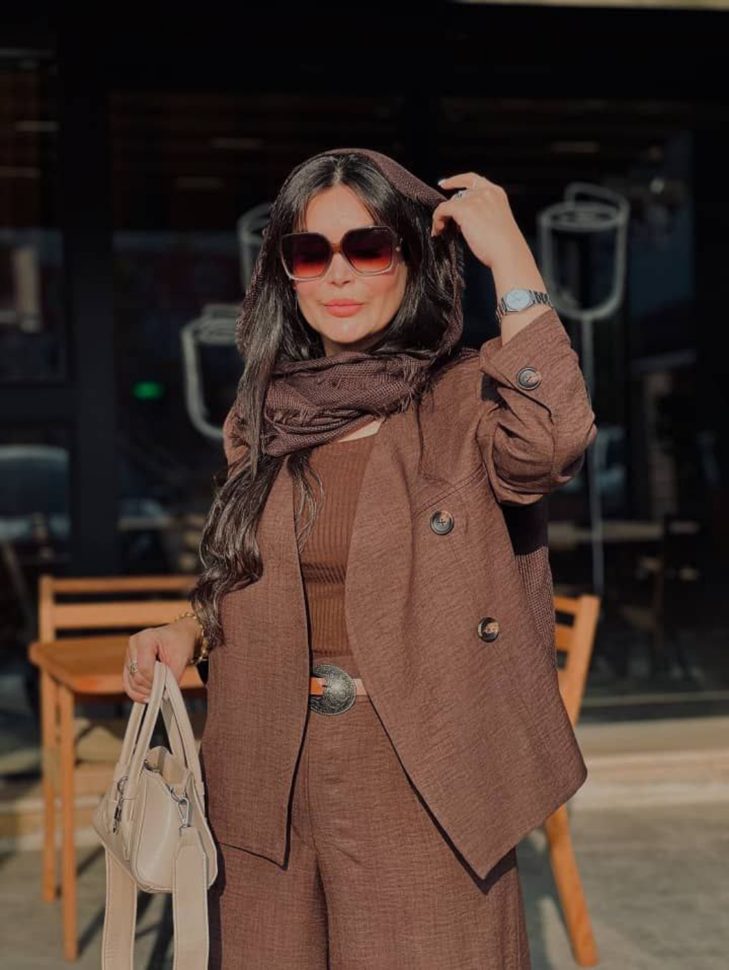 تصویر  کت شلوار زنانه صوفیا اسر