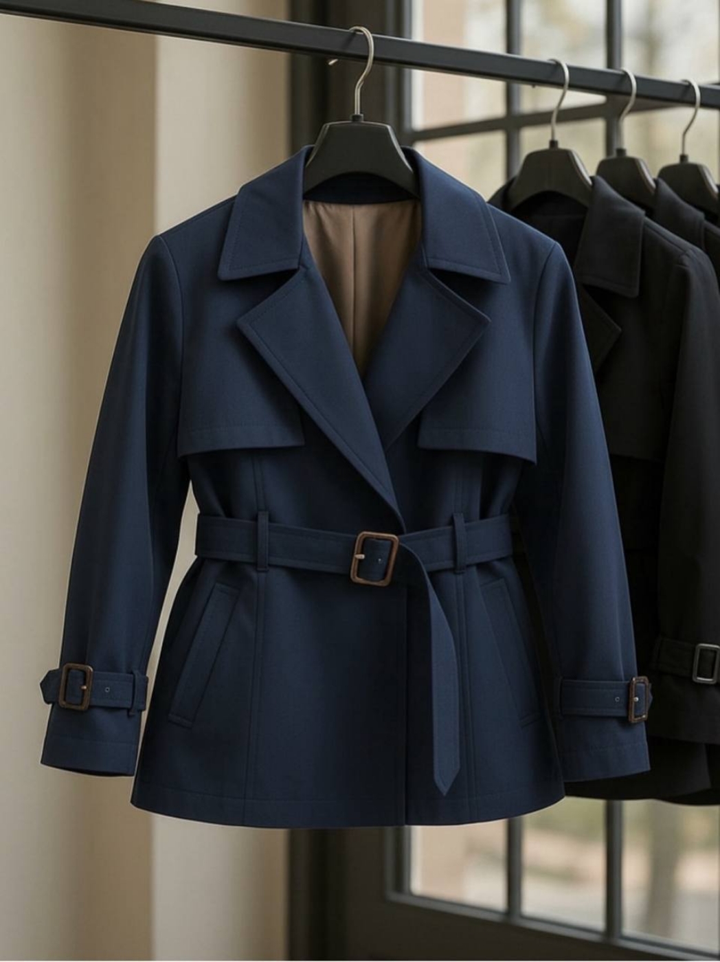 تصویر  مانتو زنانه کتان ضخیم انجلا