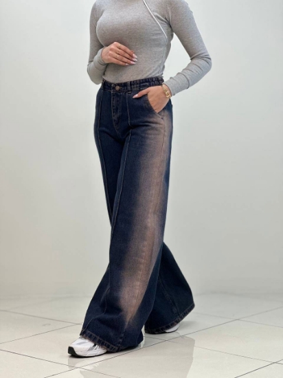 تصویر  شلوار جین فول بگ 100587