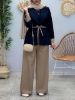 تصویر  کت و شلوار زنانه بزیاق مدل آوا