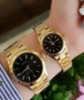 تصویر  ساعت کاسیو بند استیل طلایی صفحه مشکی