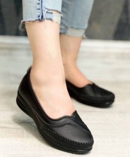 تصویر  کفش زنانه طبی چرم