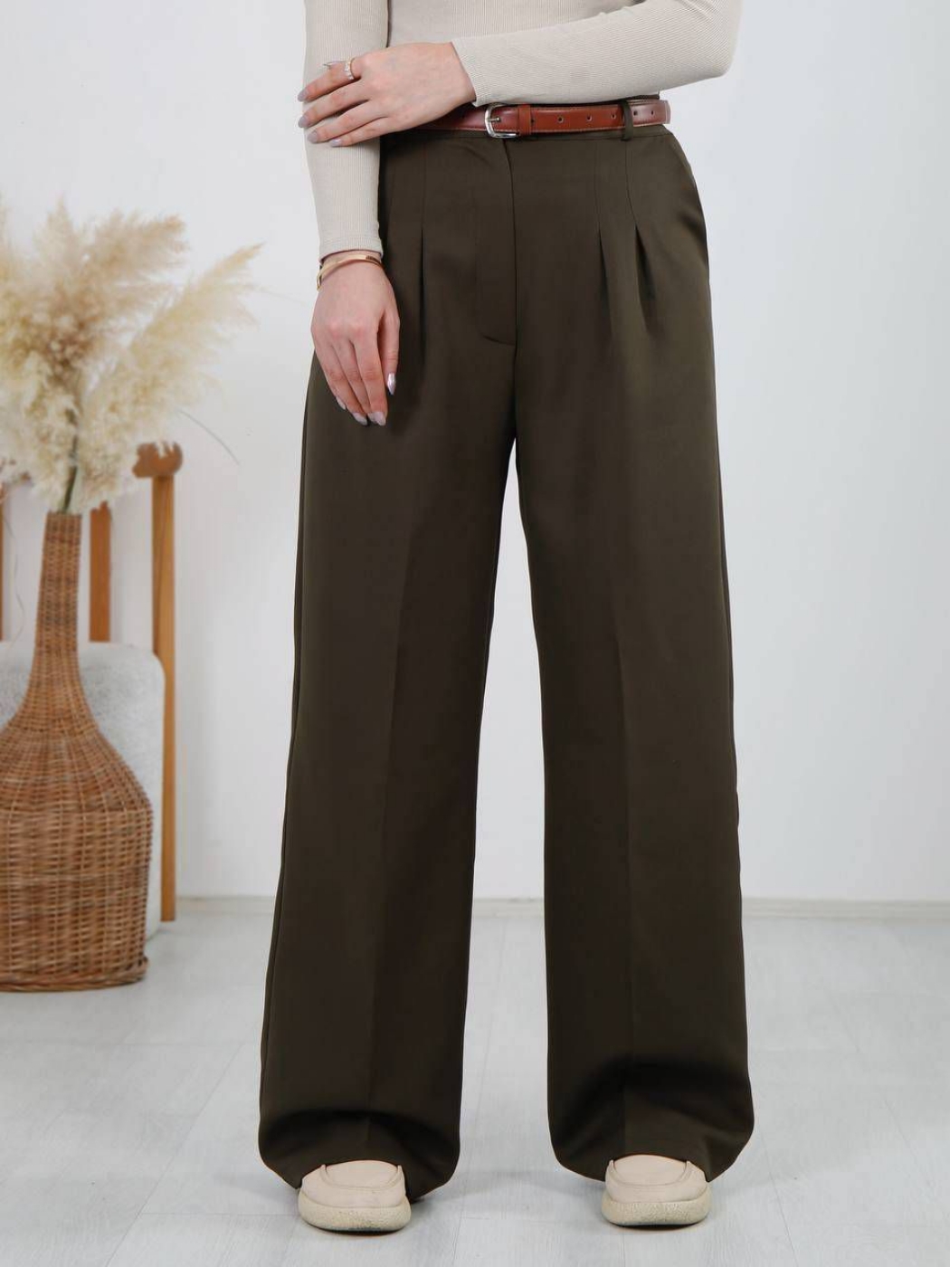 تصویر  شلوار واید لگ ندا