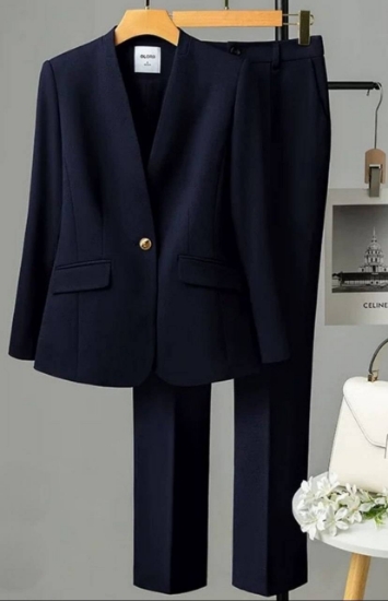 تصویر  کت و شلوار زنانه مازراتی مدل برکه