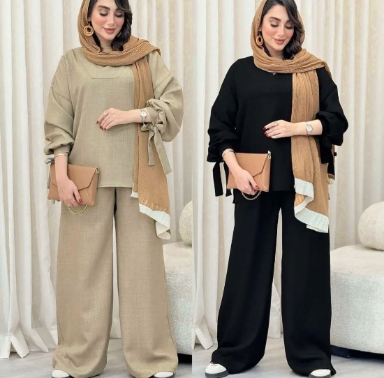 تصویر  شومیز و شلوار زنانه صوفیا رستا