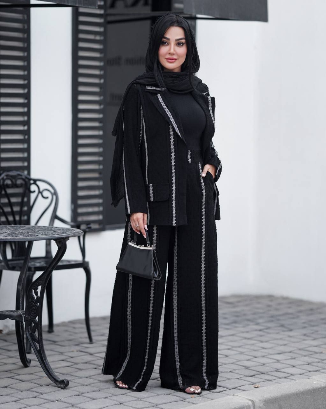 تصویر  کت شلوار عیدانه شیک و ترند رخساره