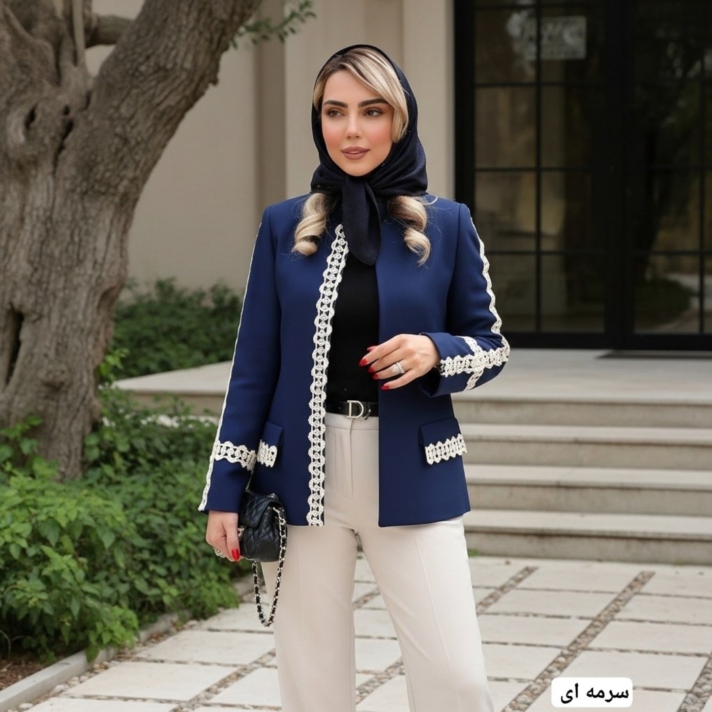 تصویر  کت تک زنانه سپیده جنس بزیاق