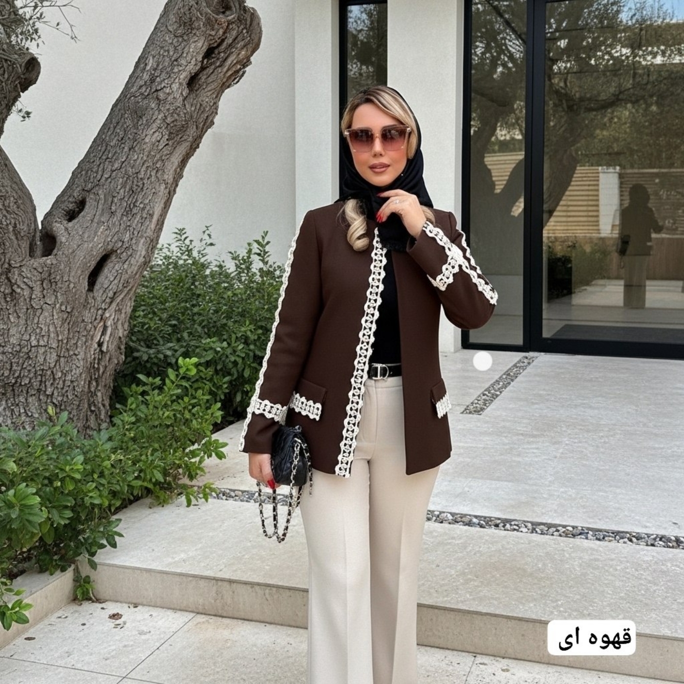 تصویر  کت تک زنانه سپیده جنس بزیاق