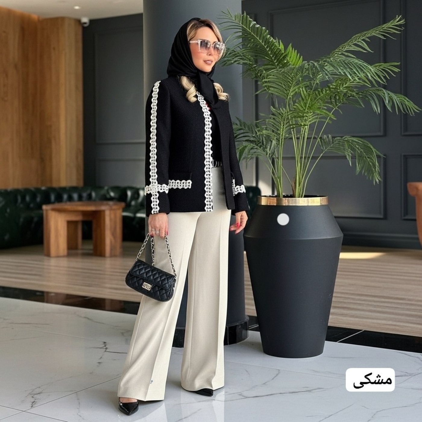 تصویر  کت تک زنانه سپیده جنس بزیاق