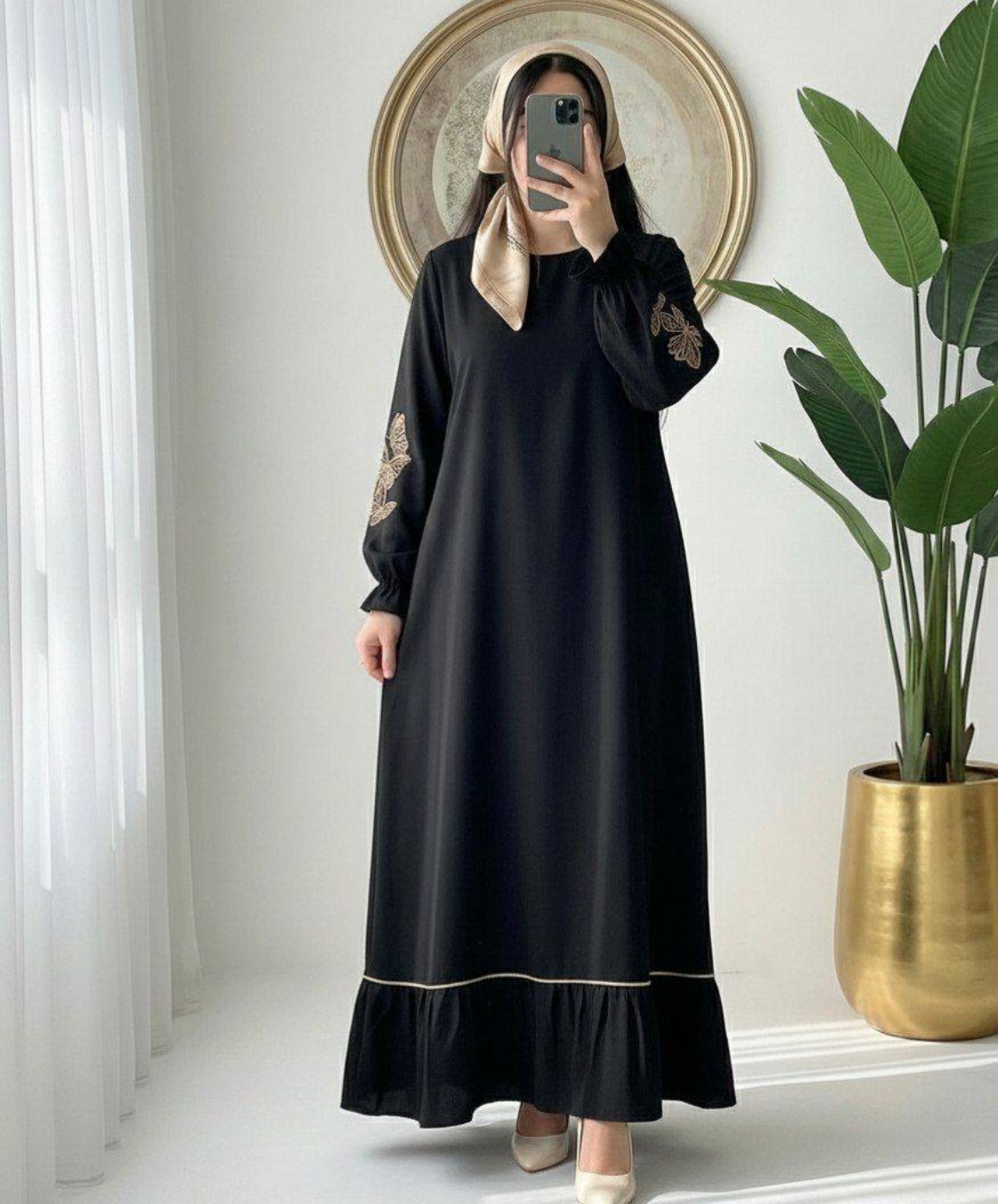 تصویر  عبا زنانه الیزه پروانه