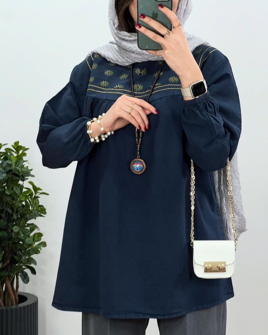 تصویر  شومیز مانتو الیاف ستایش