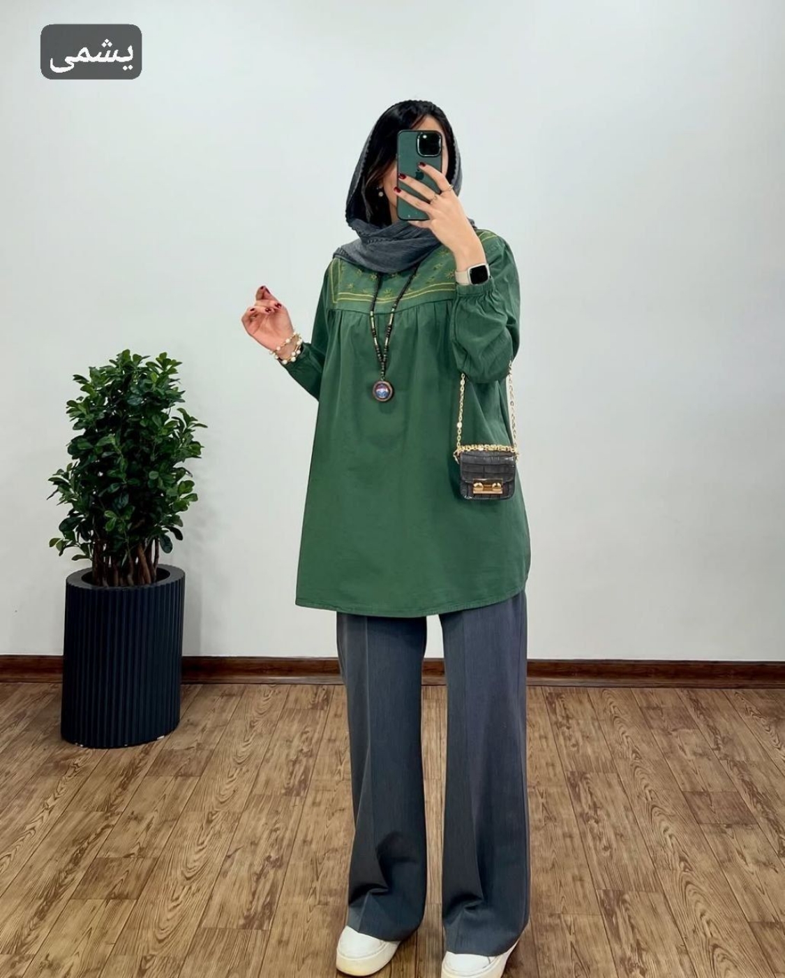 تصویر  شومیز مانتو الیاف ستایش