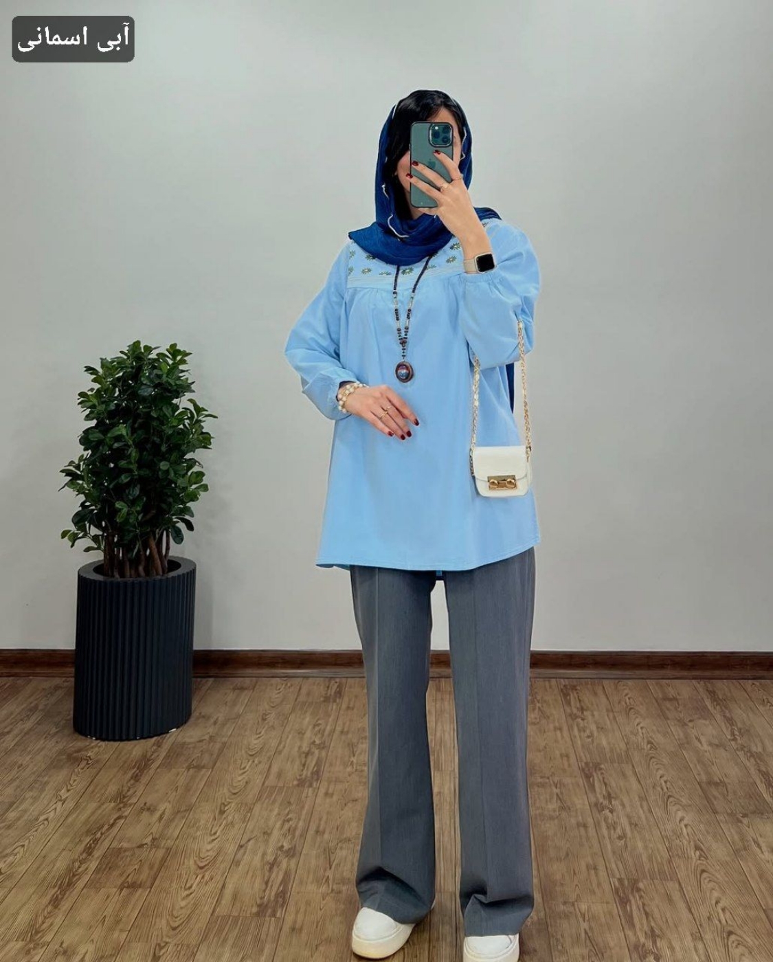 تصویر  شومیز مانتو الیاف ستایش