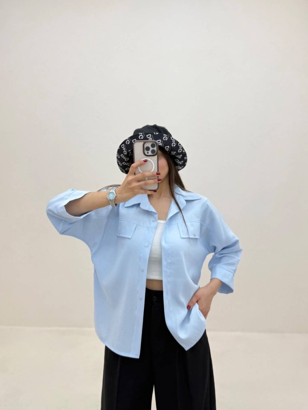 تصویر  شومیز زنانه پری سیلک آگلونما
