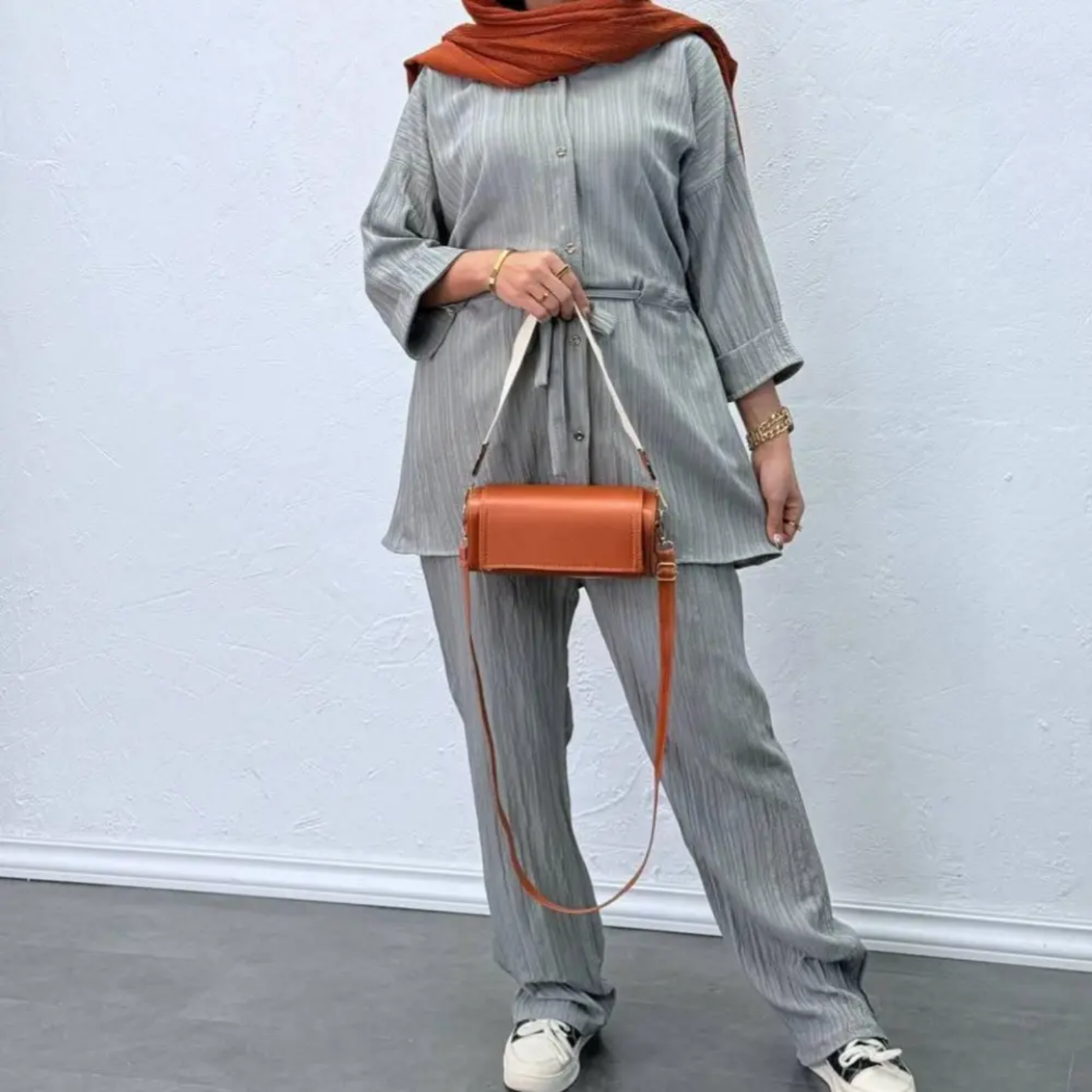 تصویر  شومیز شلوار زنانه ست کراش